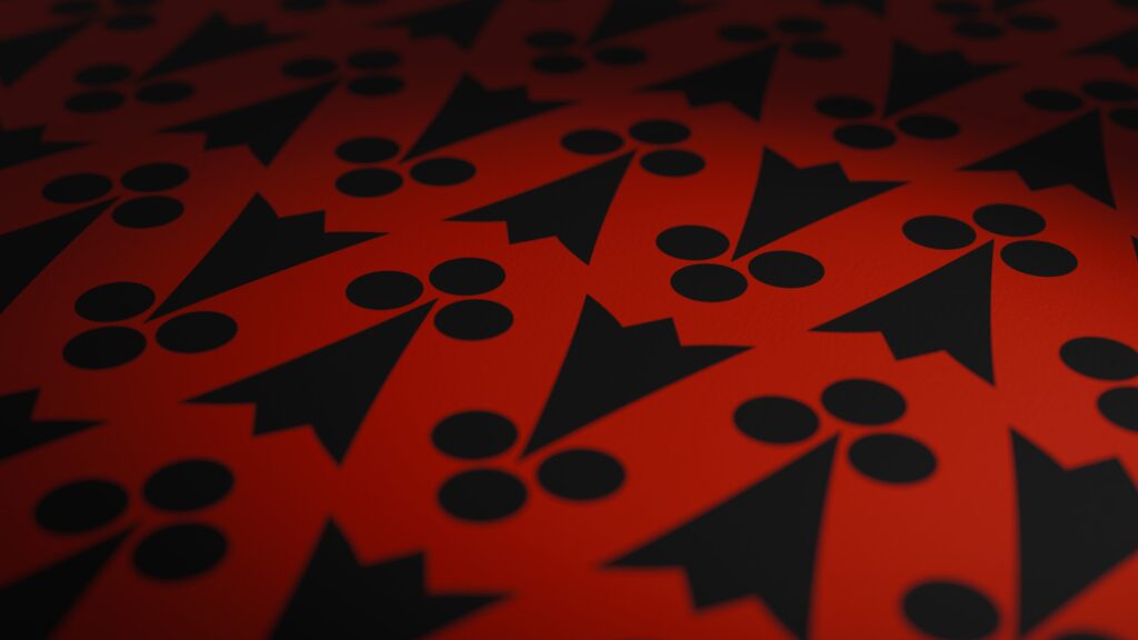 Heraldic pattern inspired by Ermine